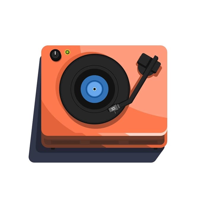 Turntable — vector artwork by Jérémy Gautrais