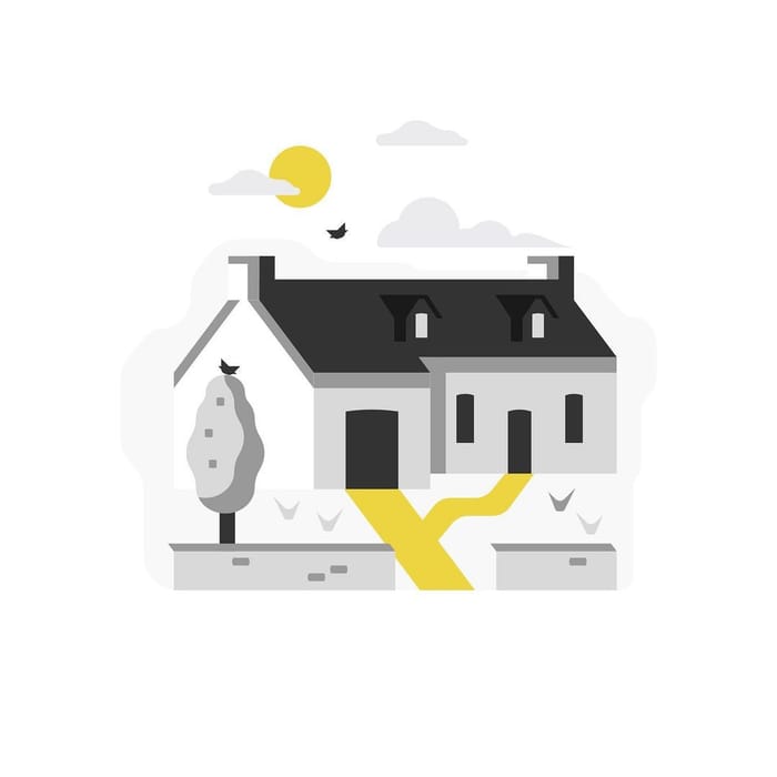 House — vector artwork by Jérémy Gautrais