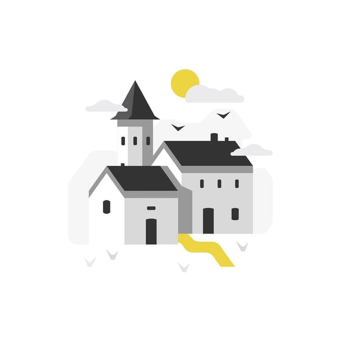 Houses — vector artwork by Jérémy Gautrais