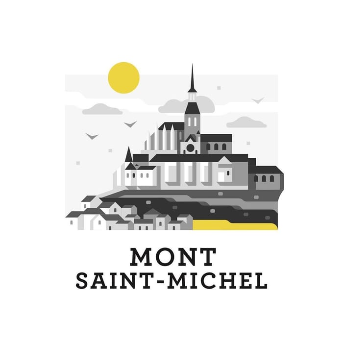 Mt st michel — vector artwork by Jérémy Gautrais