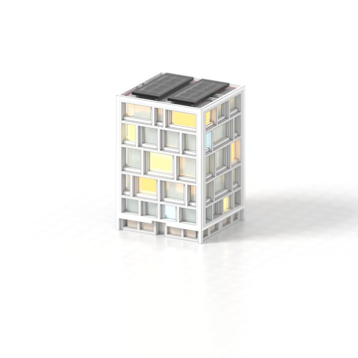 Building — voxel artwork by Jérémy Gautrais